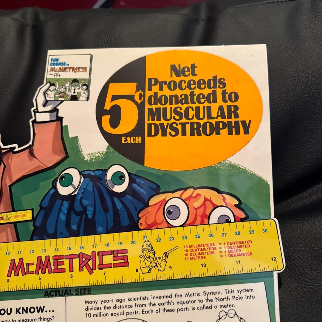 1974年 マクドナルド McMETRICS ストアディスプレイ