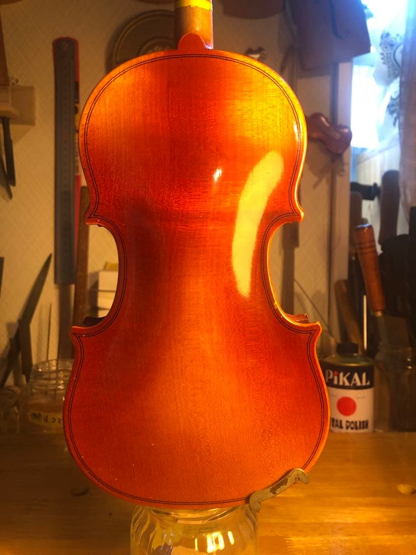 【駒&魂柱調整済】Suzuki分数バイオリンNo280 1/16 1989