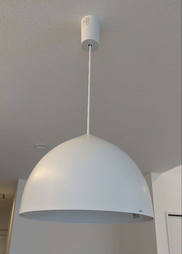 ODELIC　ホワイト ドーム型 ペンダントライト 電球色