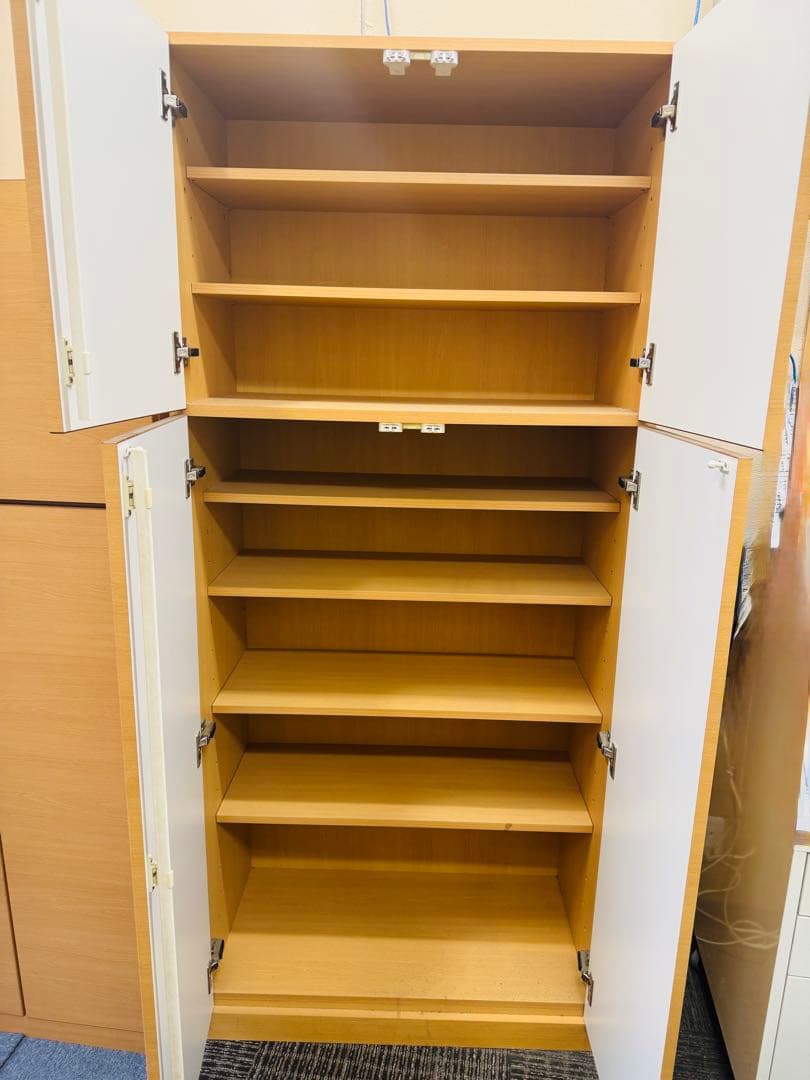 福岡発 下駄箱 収納庫 保管庫 ラック 木製 コーナー 本棚 ボックス 収納