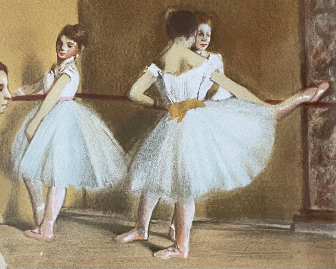 エドガー・ドガ　透落款　オペラ座の稽古場　12号　LXXIII/CCL