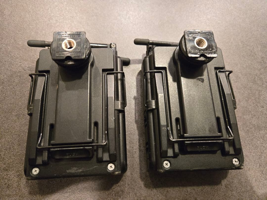 【SONY】ワイヤレスシステムマイクロフォンURX-P03×2台