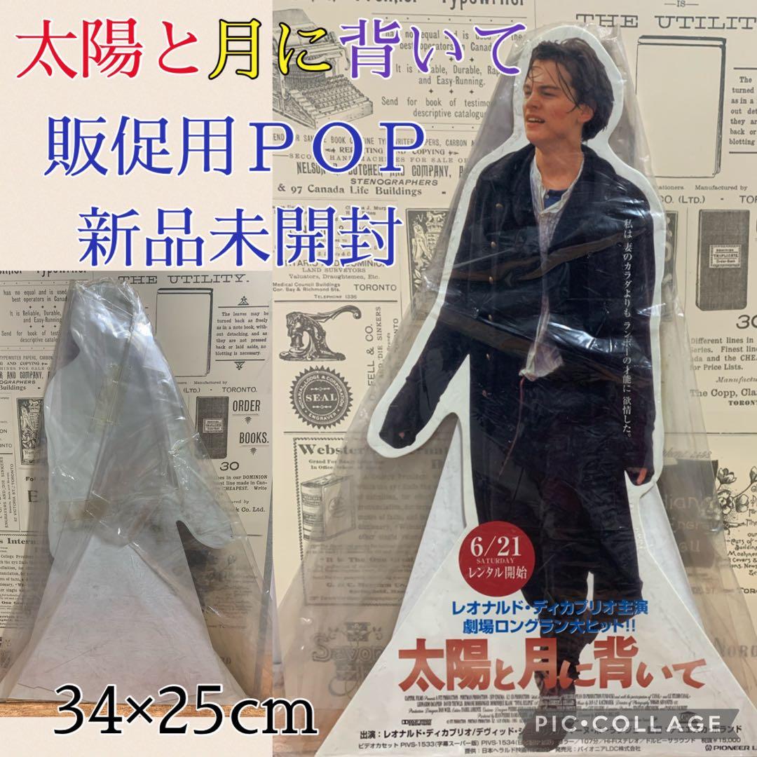レオナルド・ディカプリオ　太陽と月に背いて　プロモーション用ＰＯＰ　新品