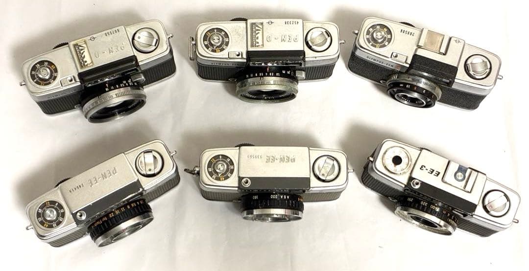 オリンパス フィルムカメラ 6台セット　PEN D／EE／EES／EE-3／S等
