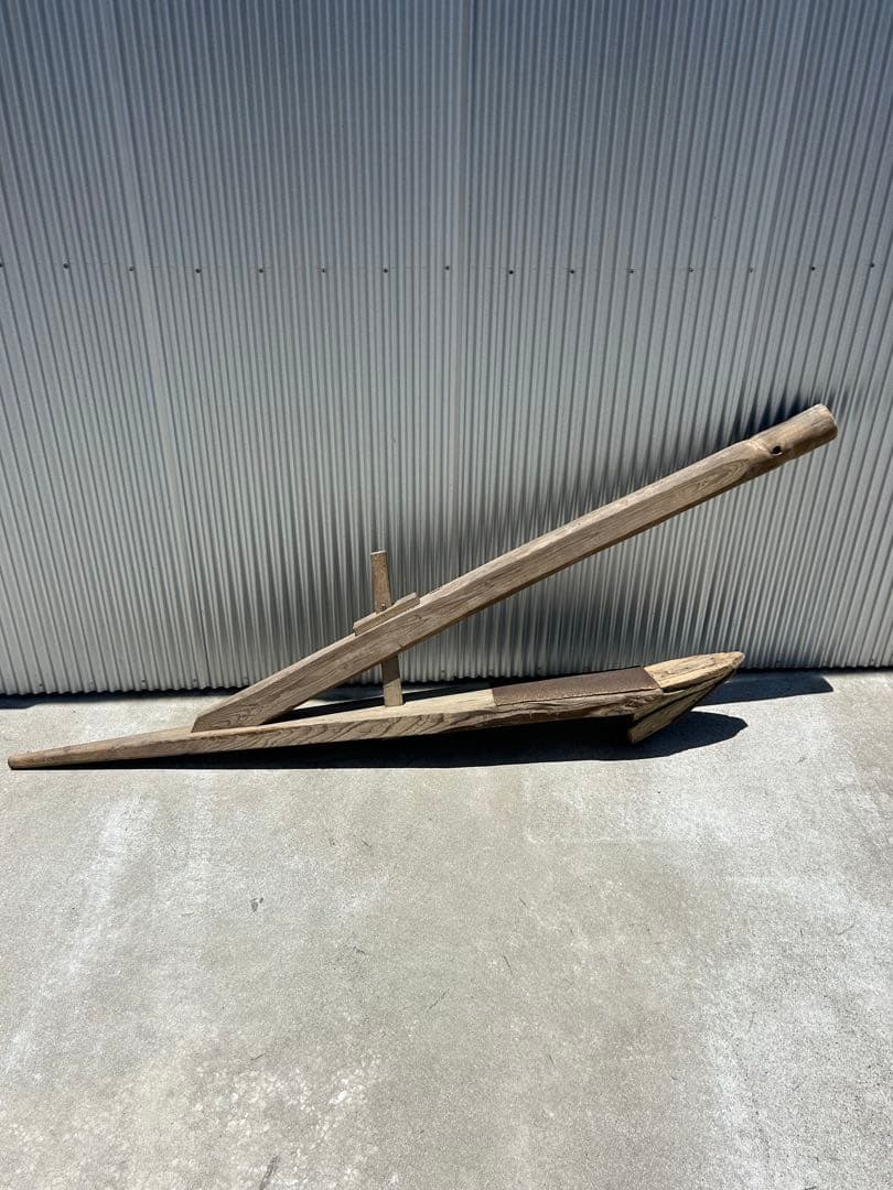 南房総で明治から昭和初期に使用されていた農具 : 棃(すき)