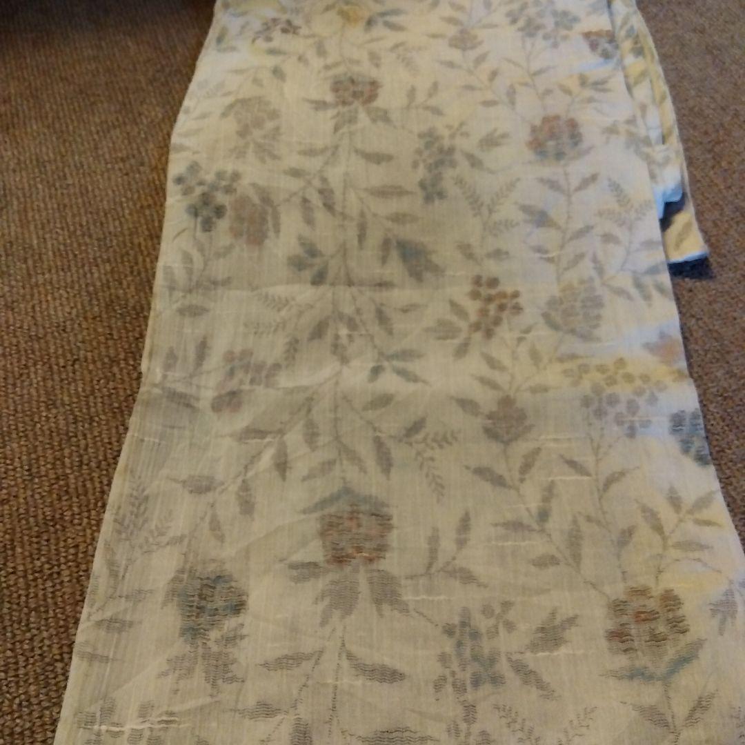 越後上布　小千谷ちぢみ　麻　着物　着用可　古布　はぎれ　材料　素材　リメイク