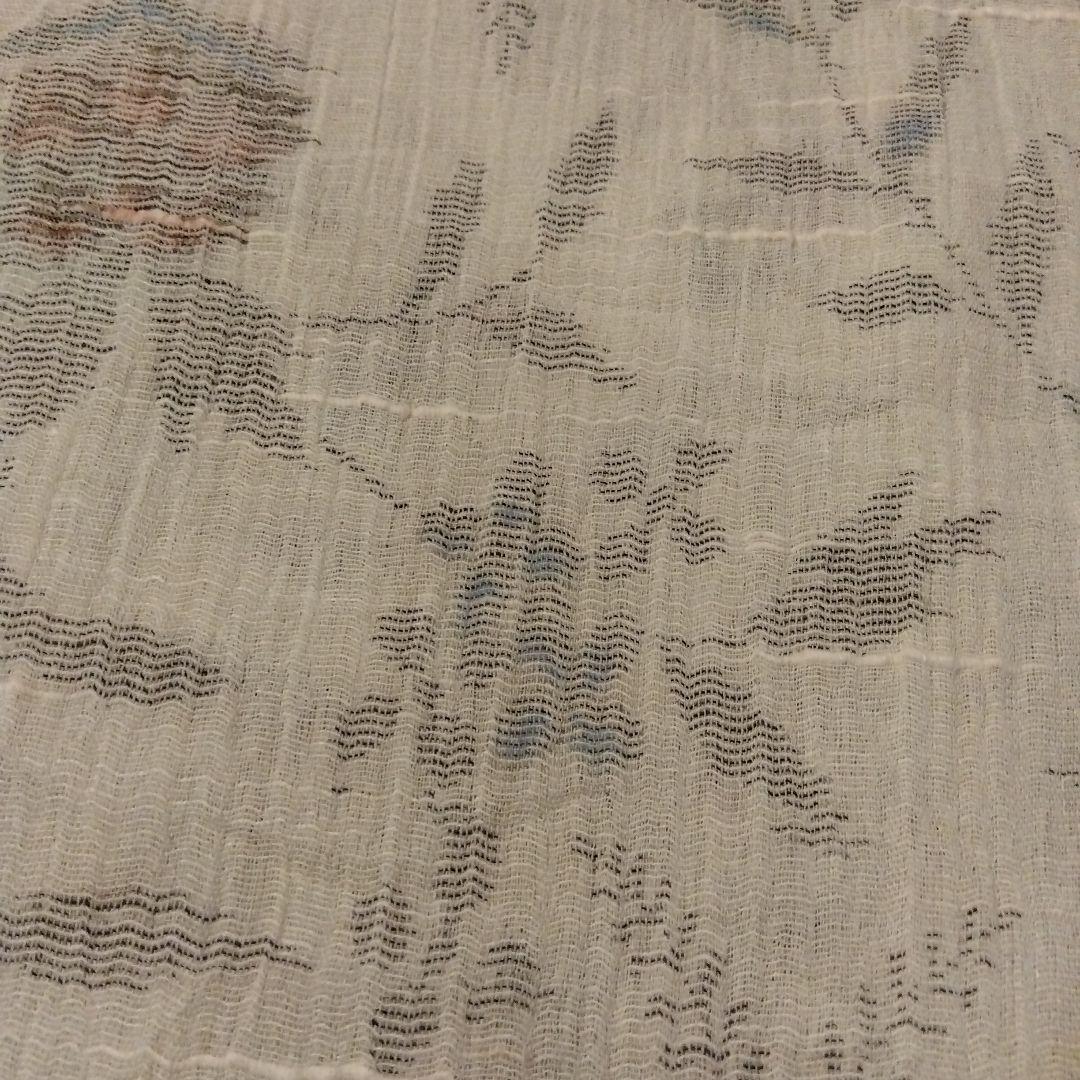 越後上布　小千谷ちぢみ　麻　着物　着用可　古布　はぎれ　材料　素材　リメイク