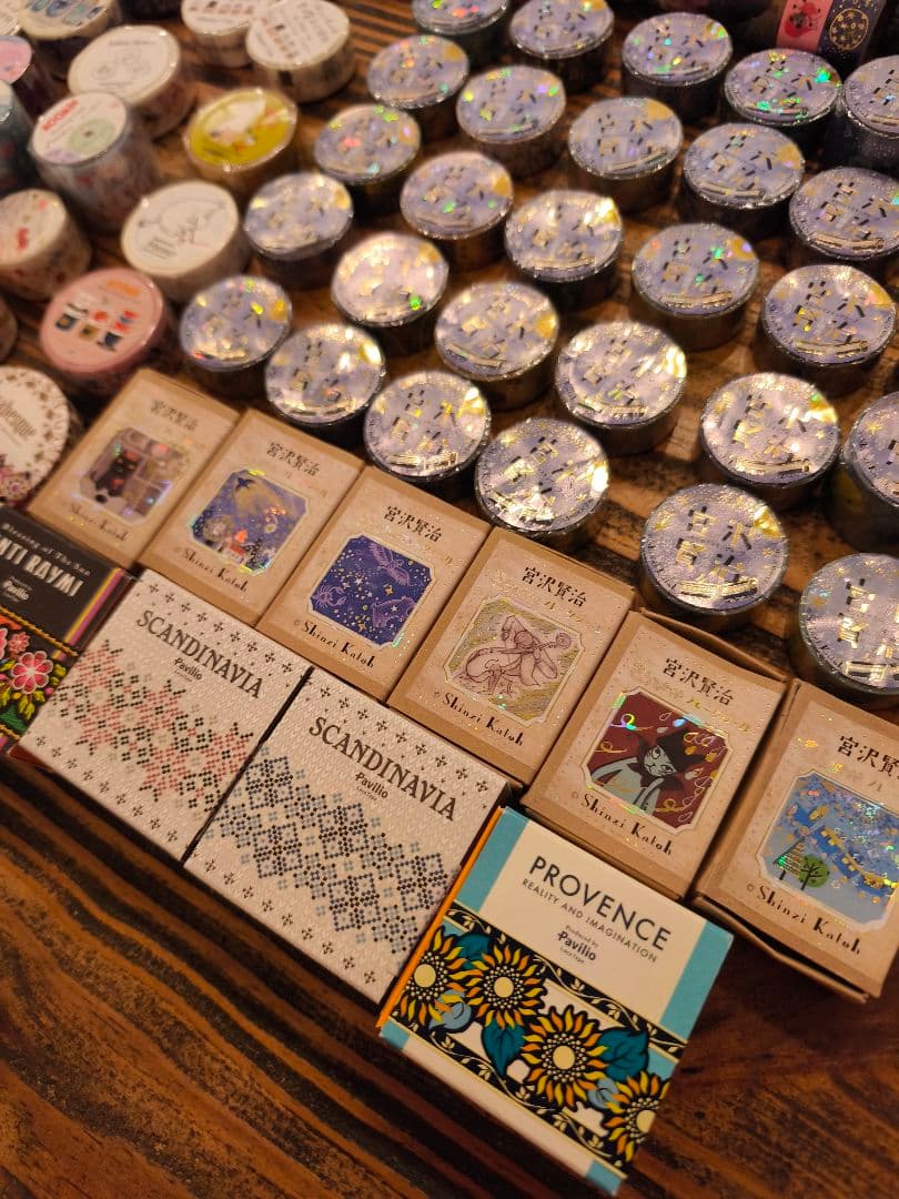 マスキングテープ　フレークシールなどまとめ売り　宮沢賢治