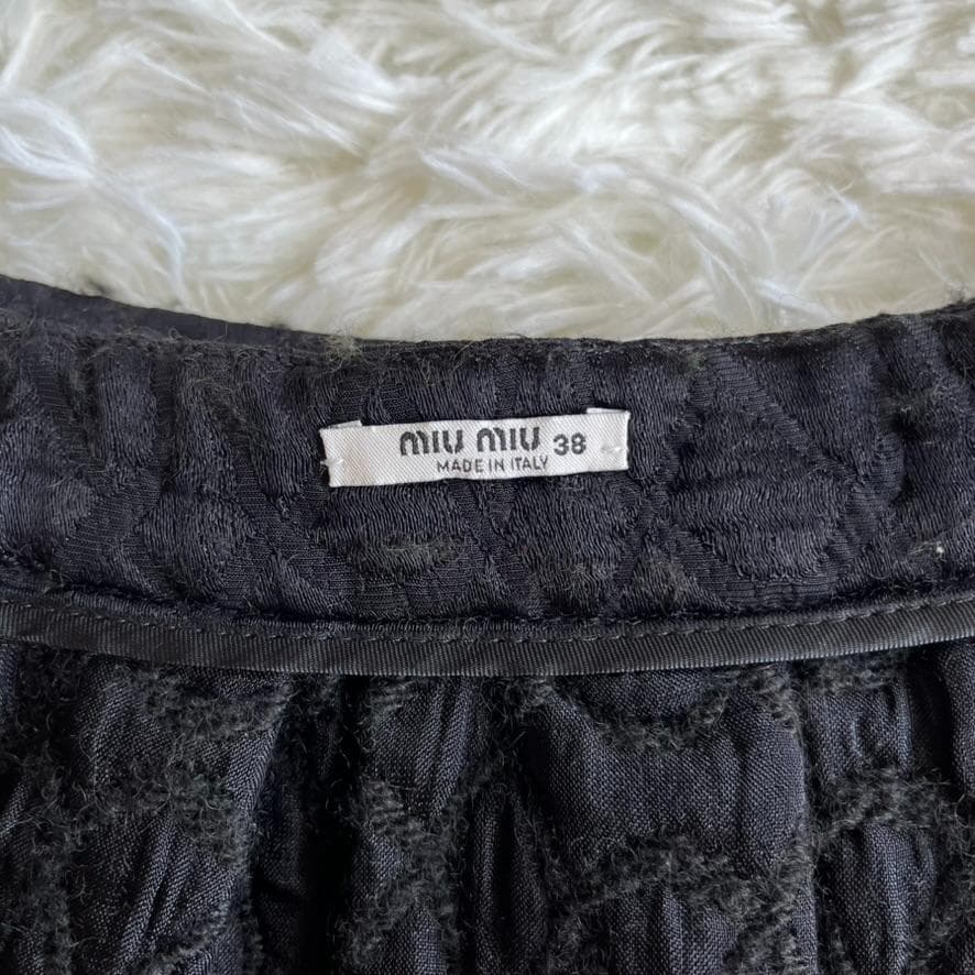 Saruwa2♡プロフ読んでね ⭐️ミュウミュウ　フレアスカート　ひざ丈