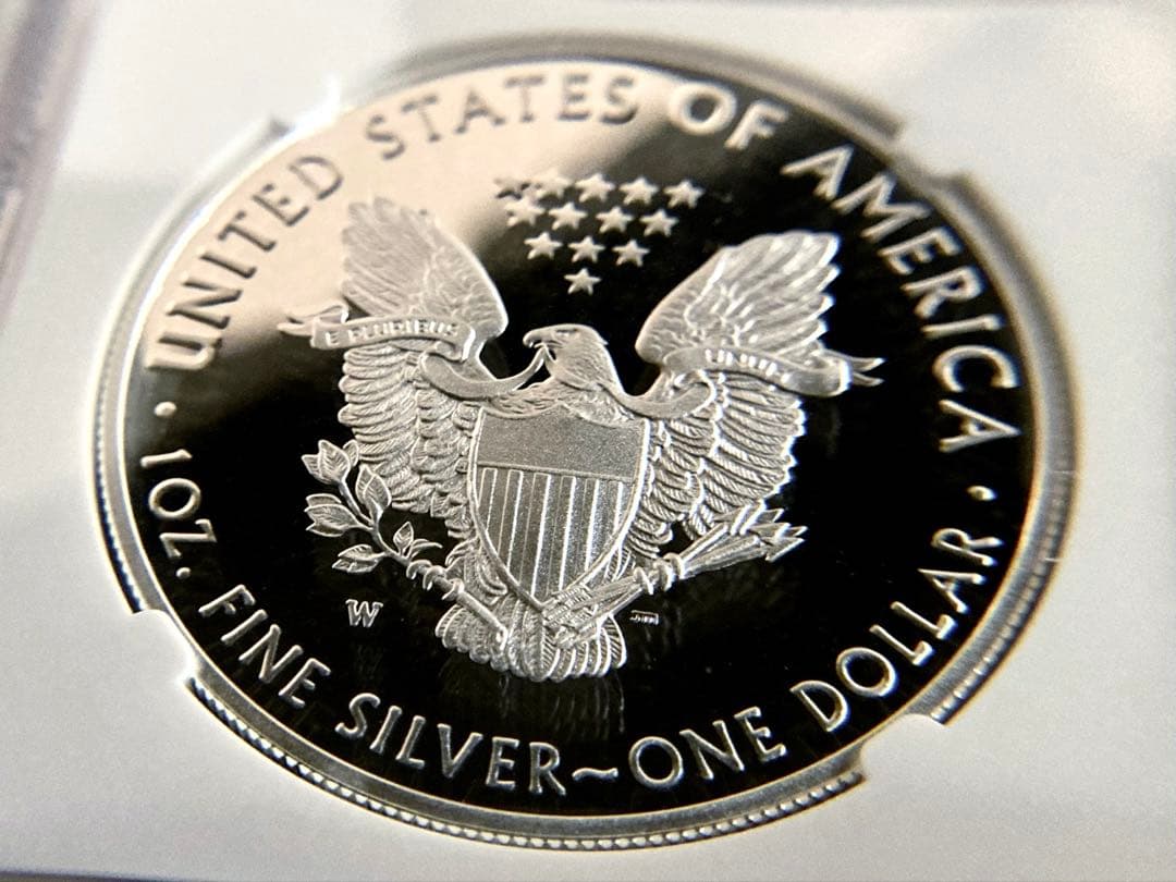 NGC最高鑑定★2021年アメリカ1ドル シルバーイーグル銀貨★PF70UC