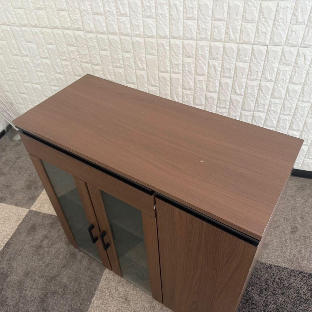 奈緒 ✨ニトリ　キャビネット　フォルムN ブラウン　美品