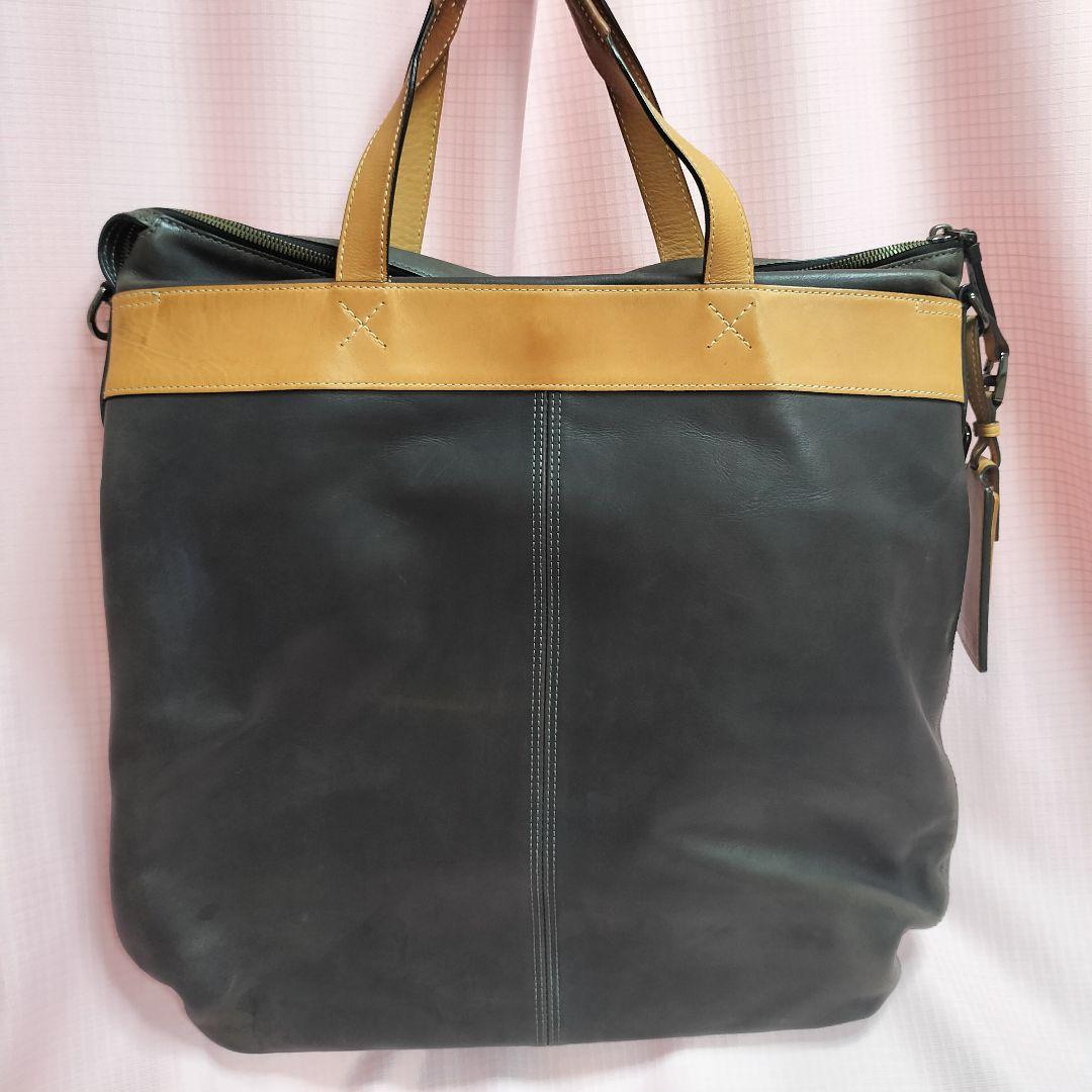 希少 TUMI ショルダーバッグ ヘルメットバッグ オールレザー 2way