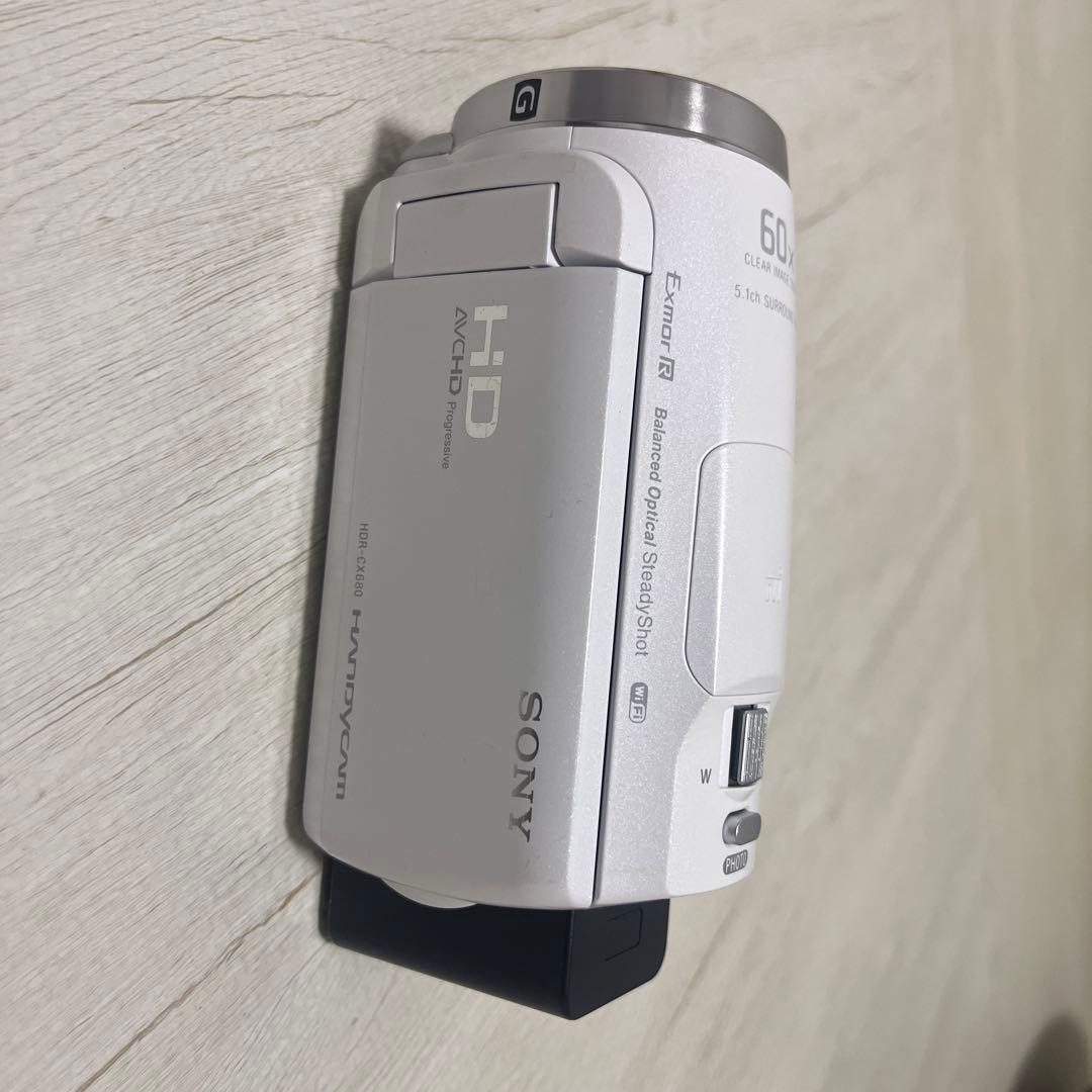 SONY HDR-CX680 ホワイト ビデオカメラ本体
