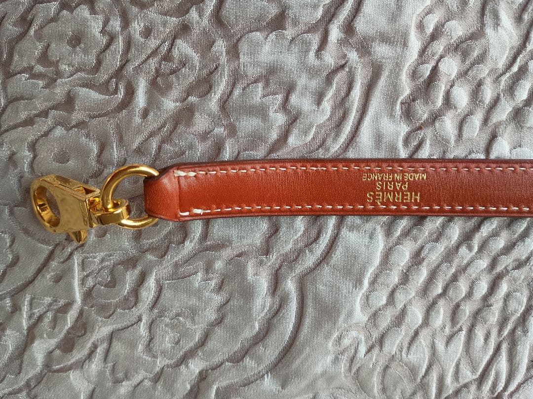 エルメス ケリーバッグ バーガンディ色の付属品 ショルダーストラップ