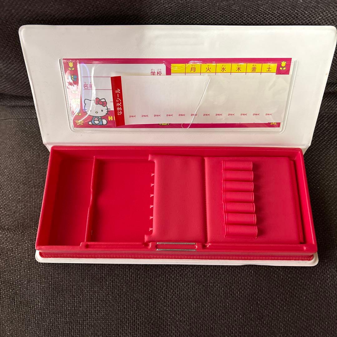 希少　レトロ　キティ　筆箱