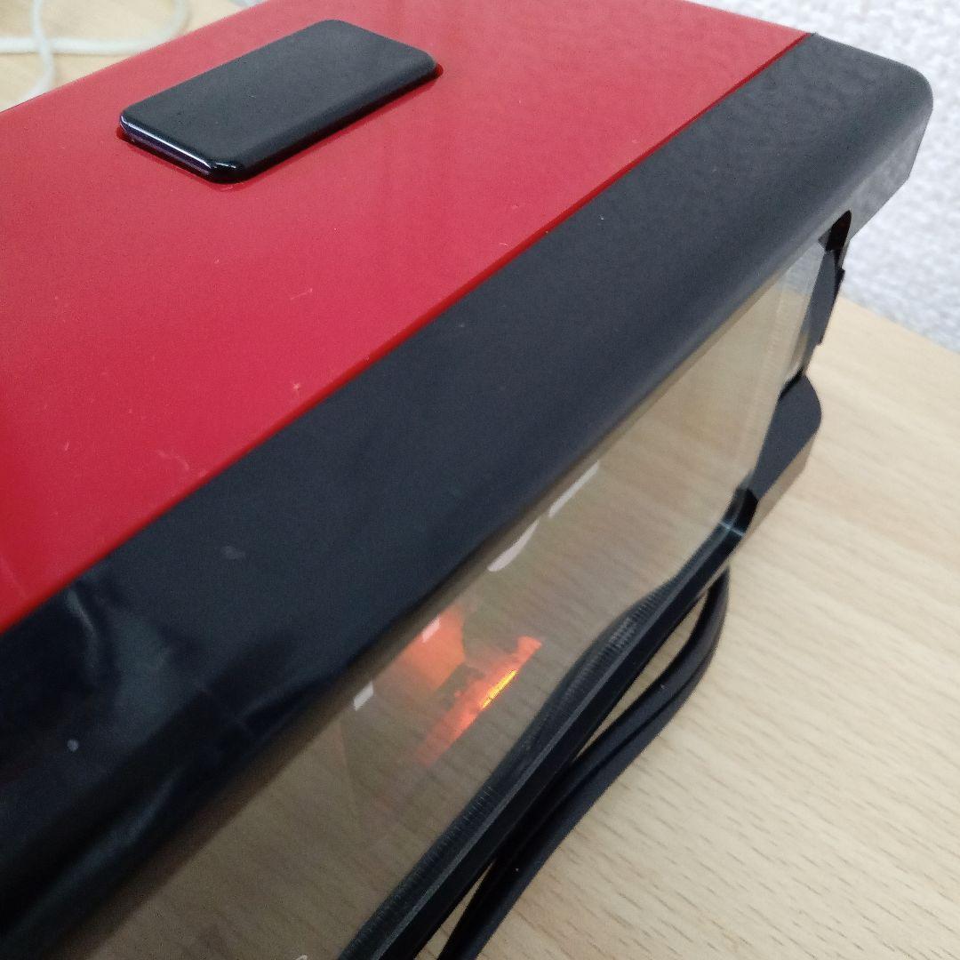 SEIKO パタパタ置時計 レッド/ブラック動作可