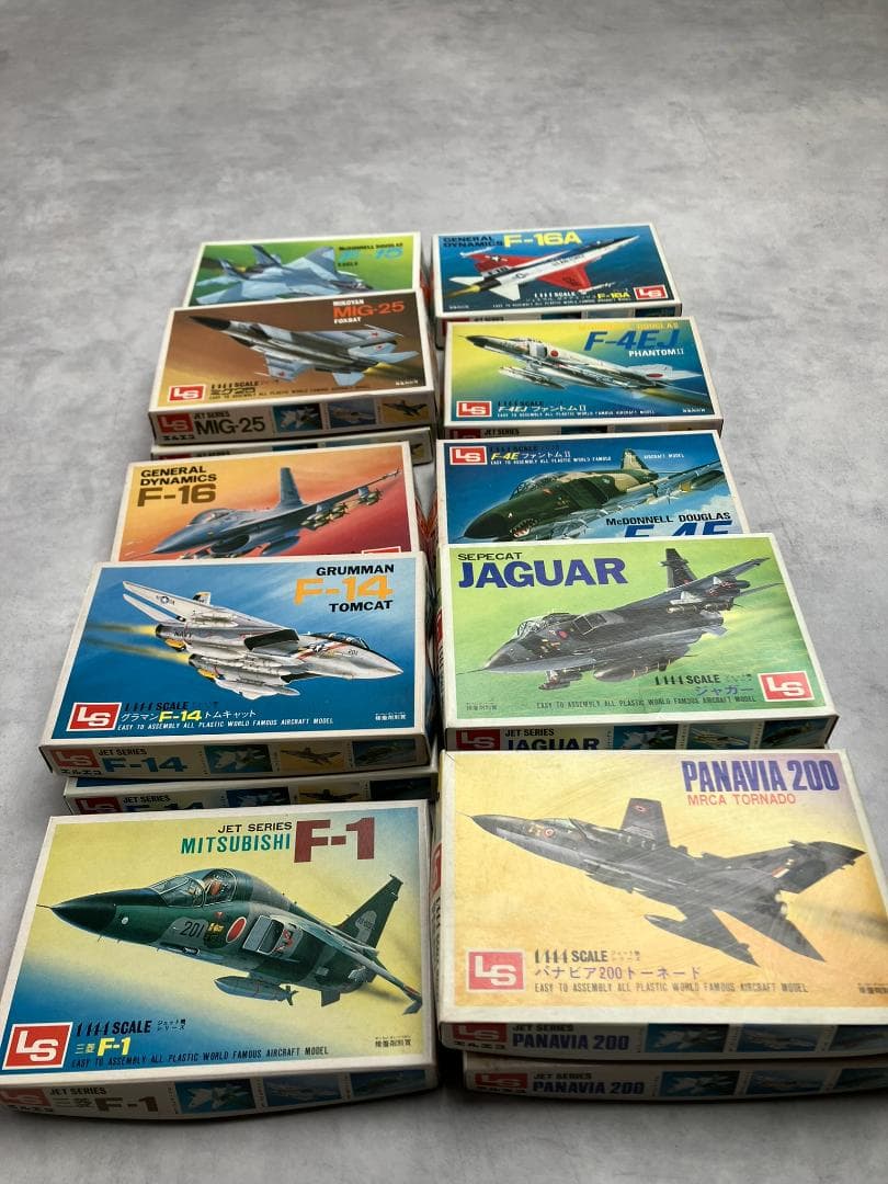 LS　1/144　ジェット機シリーズ　１3個セット+おまけ　大戦機