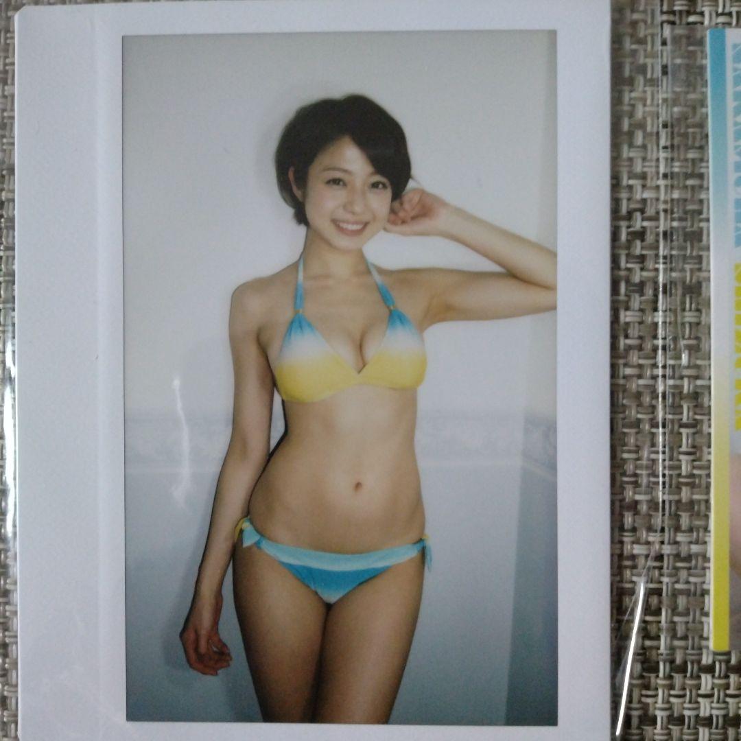 中村静香 ビキニワイドチェキ、トレカセット