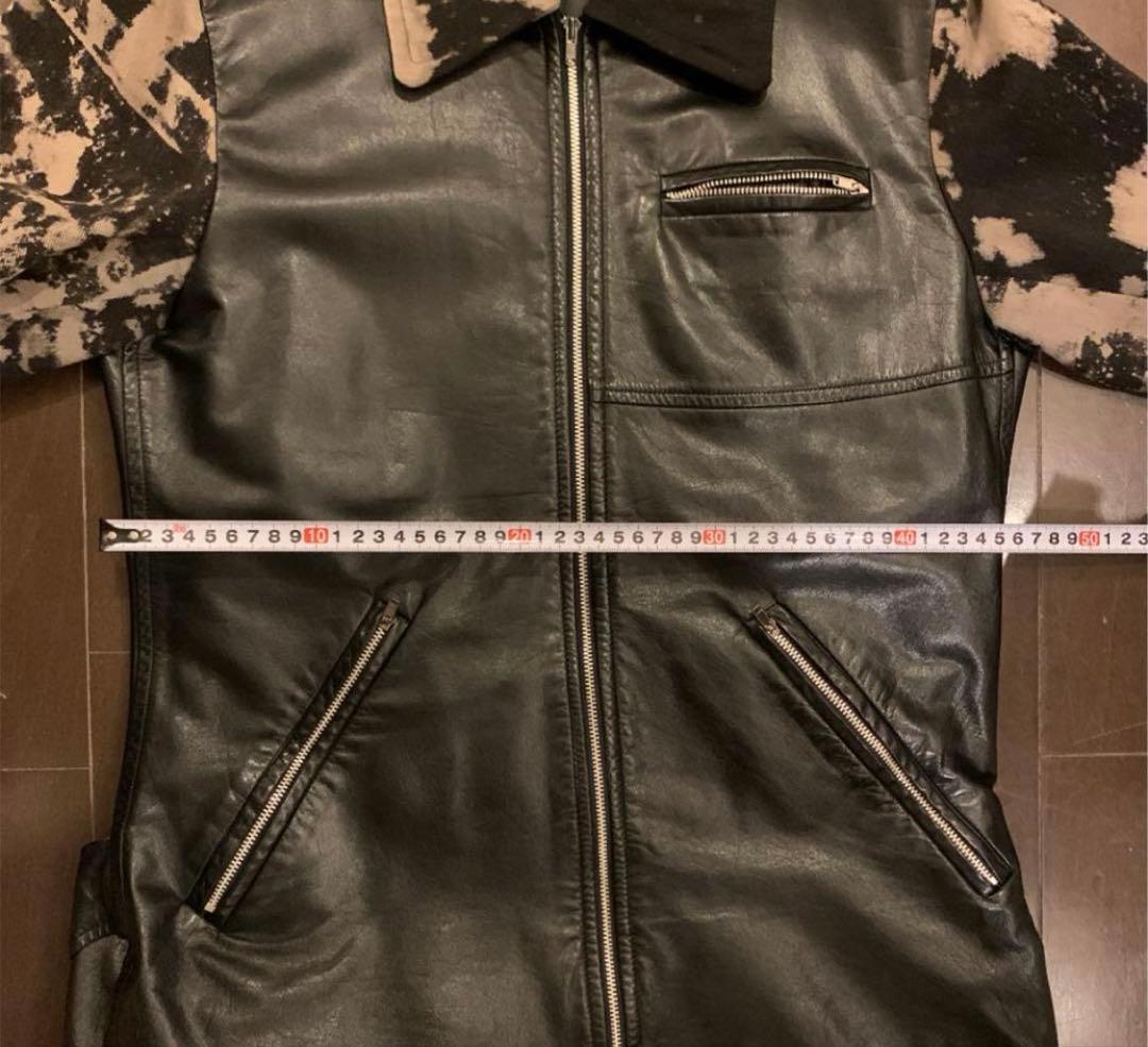 アンダーカバー　UNDER COVER ブリーチ　レザージャケット