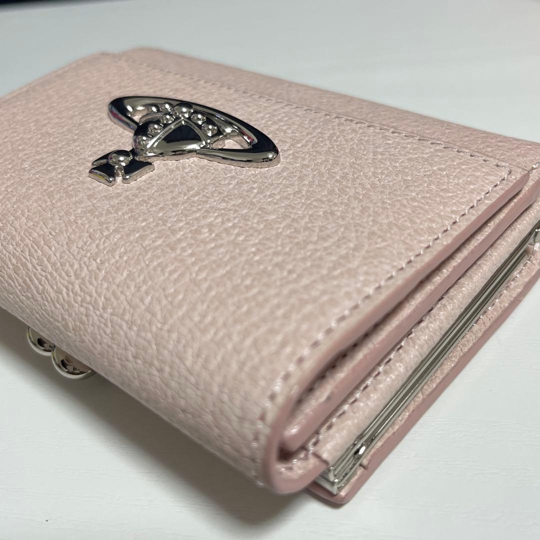 Vivienne Westwood 三つ折り財布　がま口　ピンク