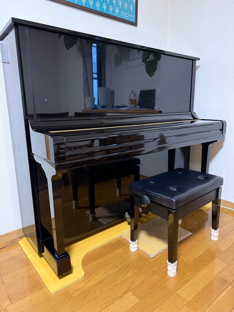 Yamaha U3Hアップライトピアノ黒色