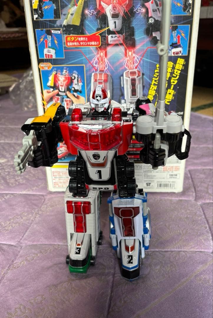 （特撮）デカレンジャー　特捜合体デカレンジャーロボDX ギミック作動OK