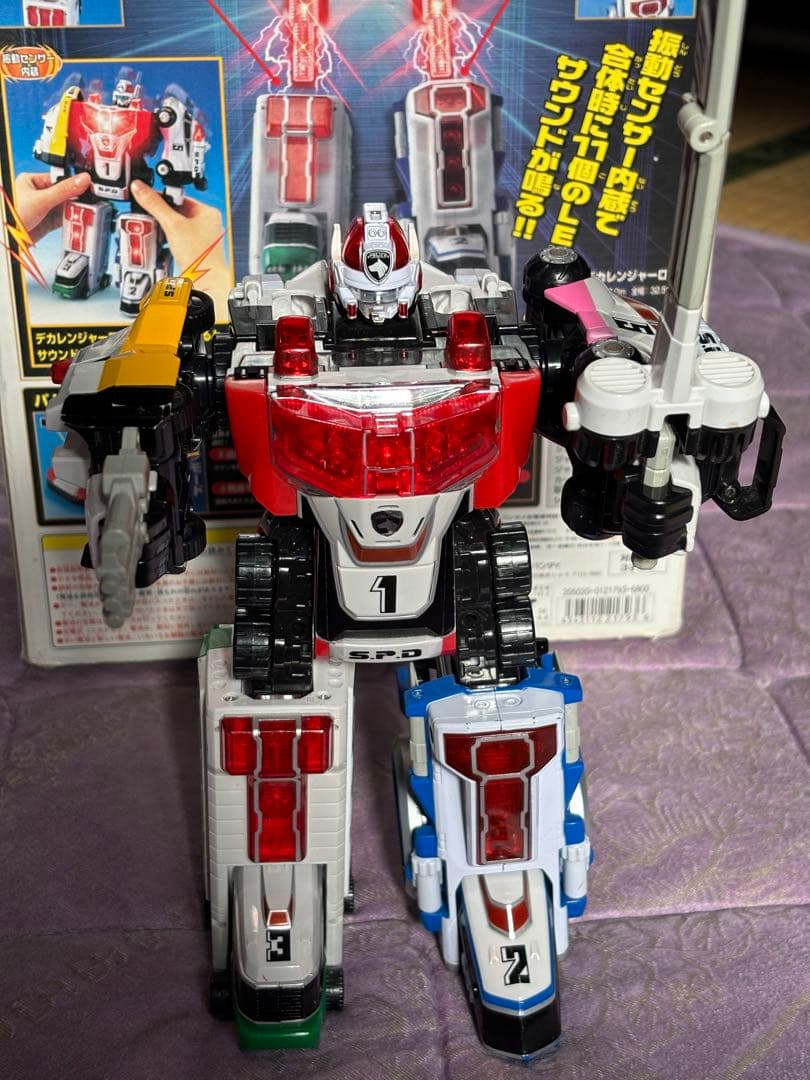 （特撮）デカレンジャー　特捜合体デカレンジャーロボDX ギミック作動OK