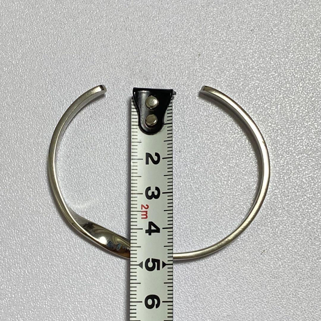 ポールスミス　バングル　ツイスト　シルバー