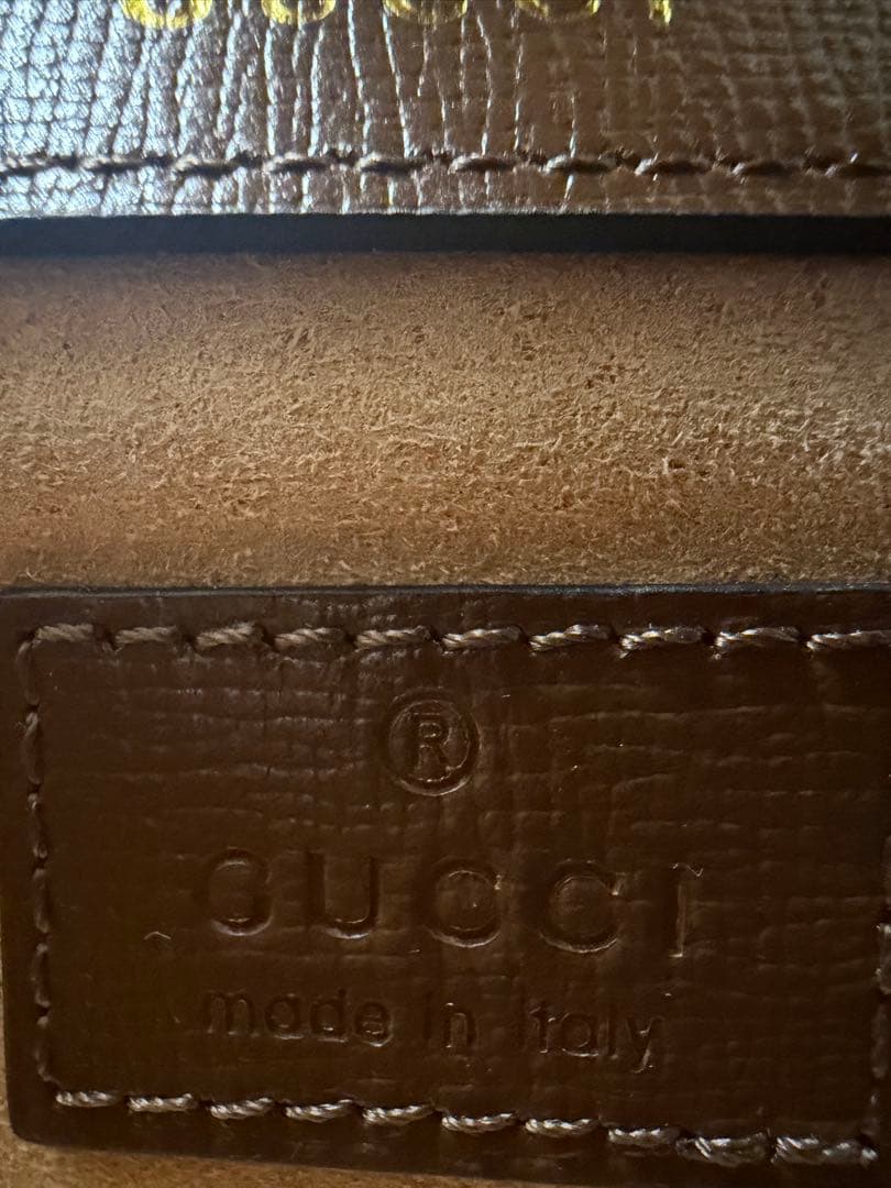 【GUCCI】 GGパターン ショルダーバッグ