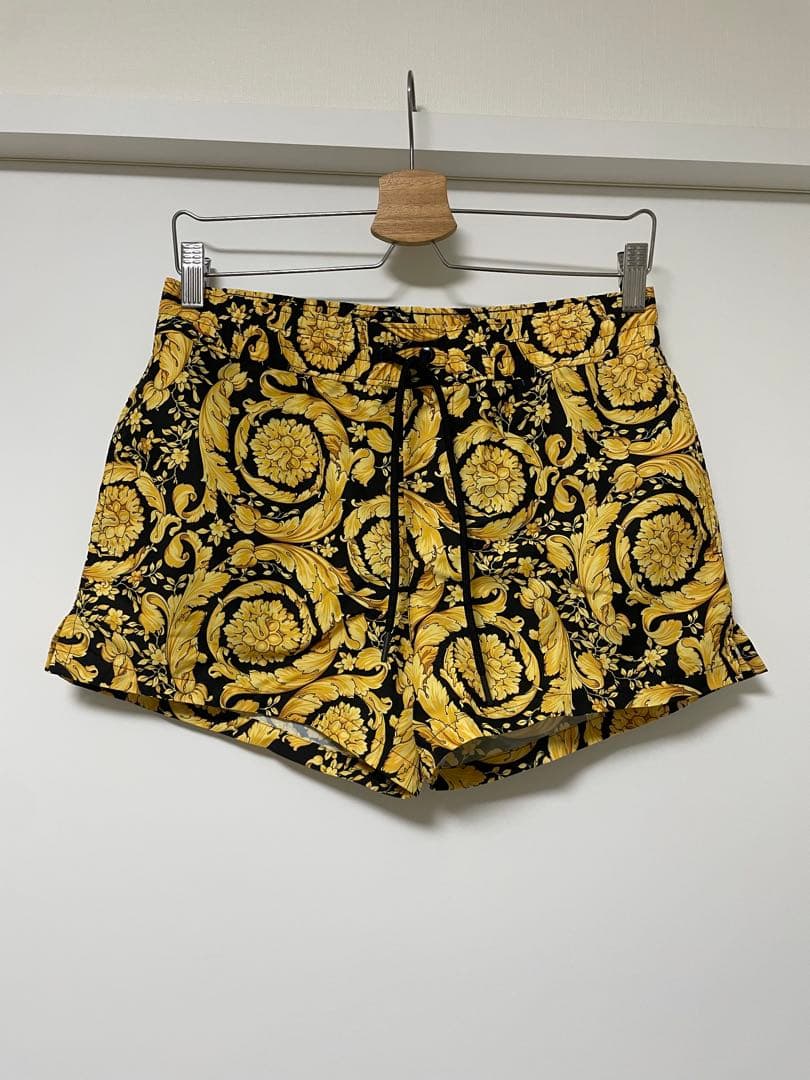 VERSACE スイムショーツ 水着 メンズ バロック柄 イタリア製