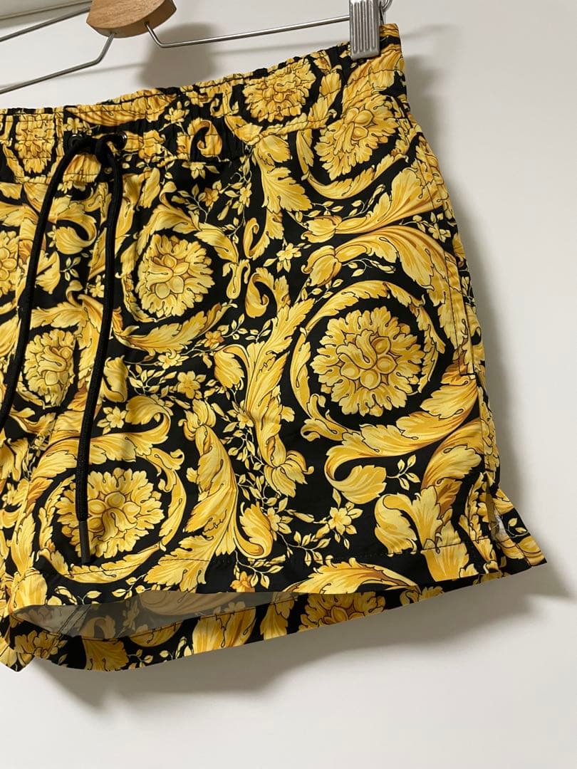 VERSACE スイムショーツ 水着 メンズ バロック柄 イタリア製