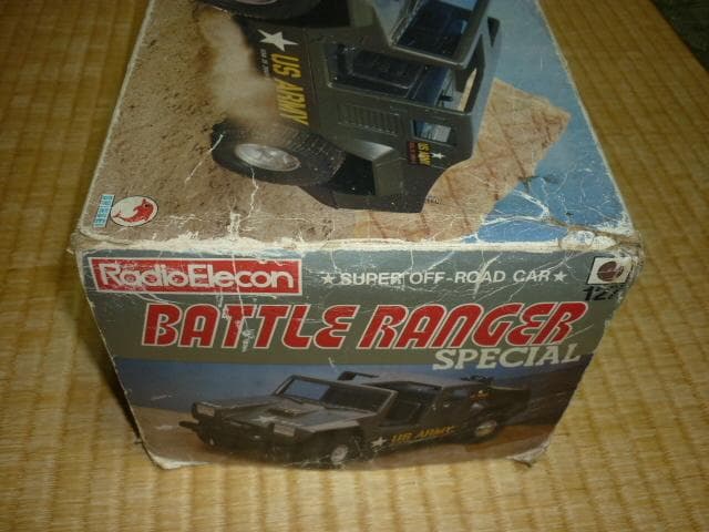 美品1980年頃 共箱付◆シンセイ バトルレンジャー オフロードカー ラジオコン