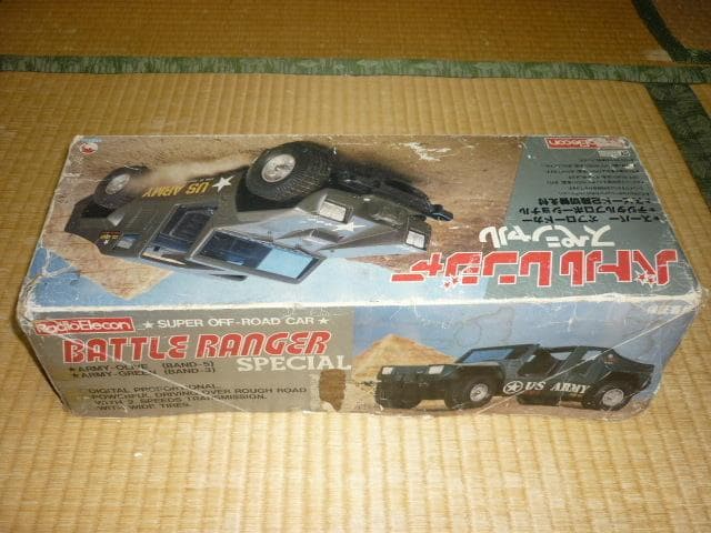美品1980年頃 共箱付◆シンセイ バトルレンジャー オフロードカー ラジオコン