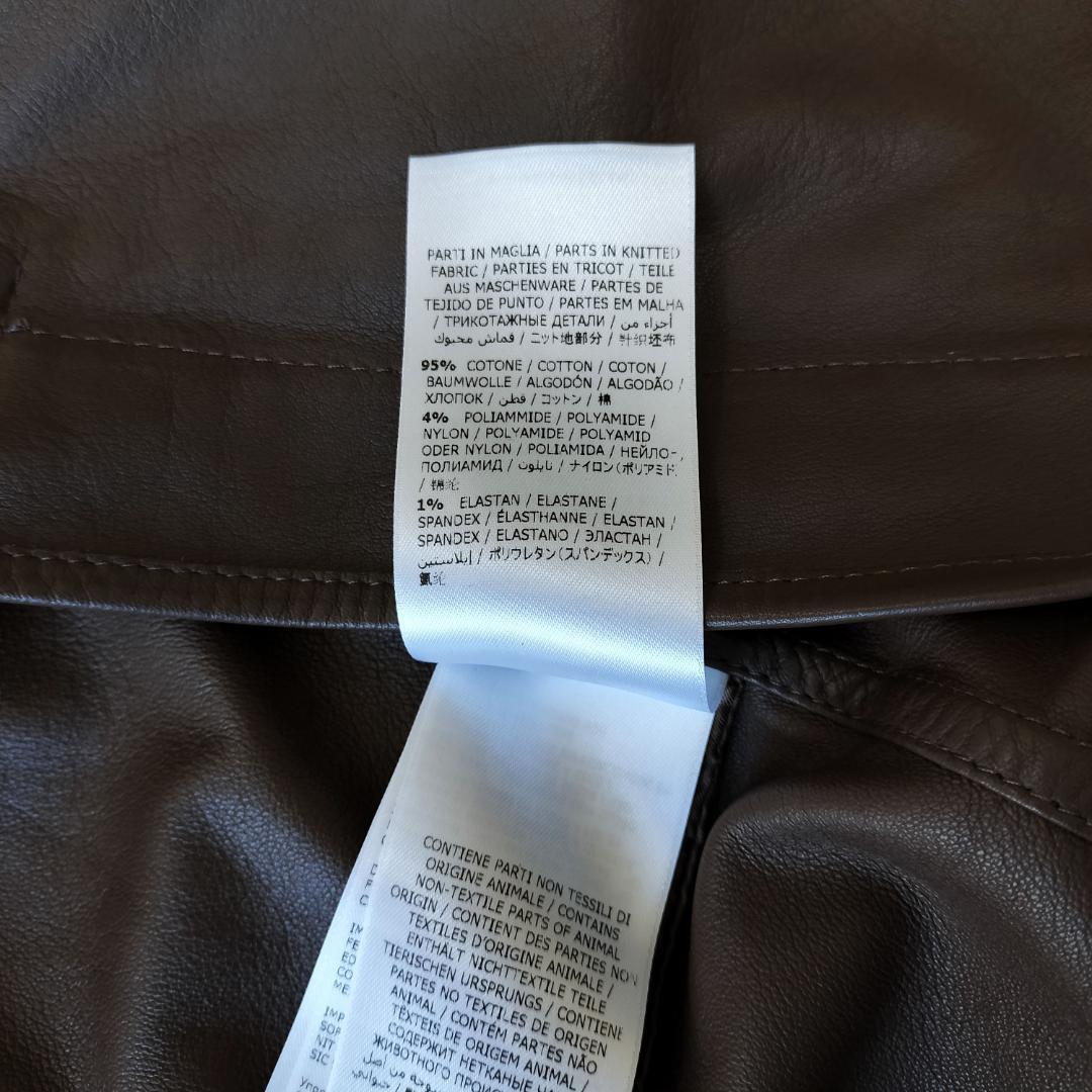 サルバトーレフェラガモ スエードモトブルゾン 50 L レザージャケット 羊革