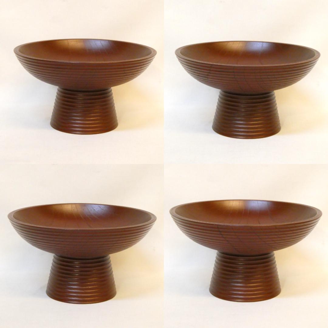 平安 筑城作 ロクロ目 独楽 干菓子器 久田宗也宗匠御書付 花押 尋牛斎 茶道具