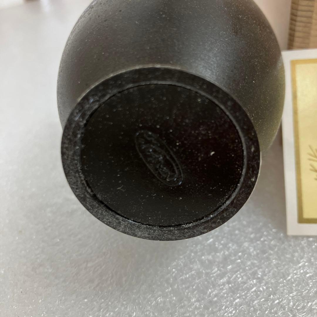 華道道具　花入　青銅つる首花入　N338HL