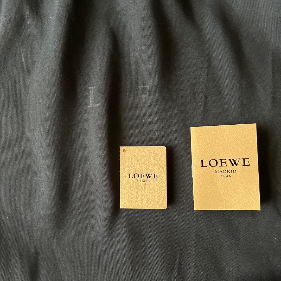 ロエベ　アマソナ28 ハンドバッグ レザー　ブラック　シルバー金具