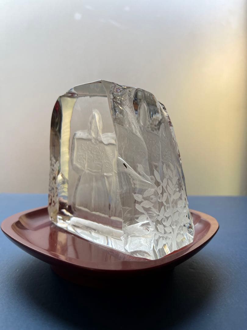 ガラスのお雛様