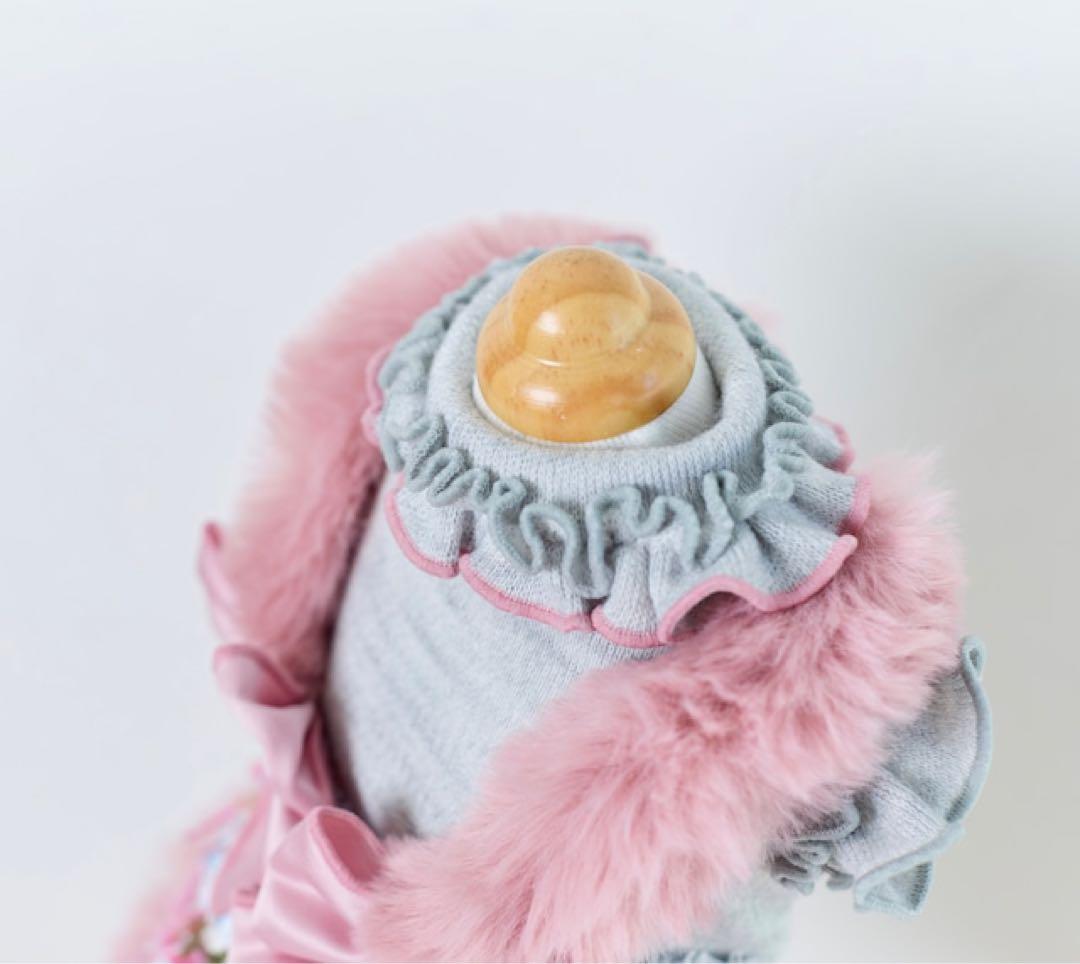 マルベル 犬服 FluffyTweedOnepiece ツイード ワンピ ファー