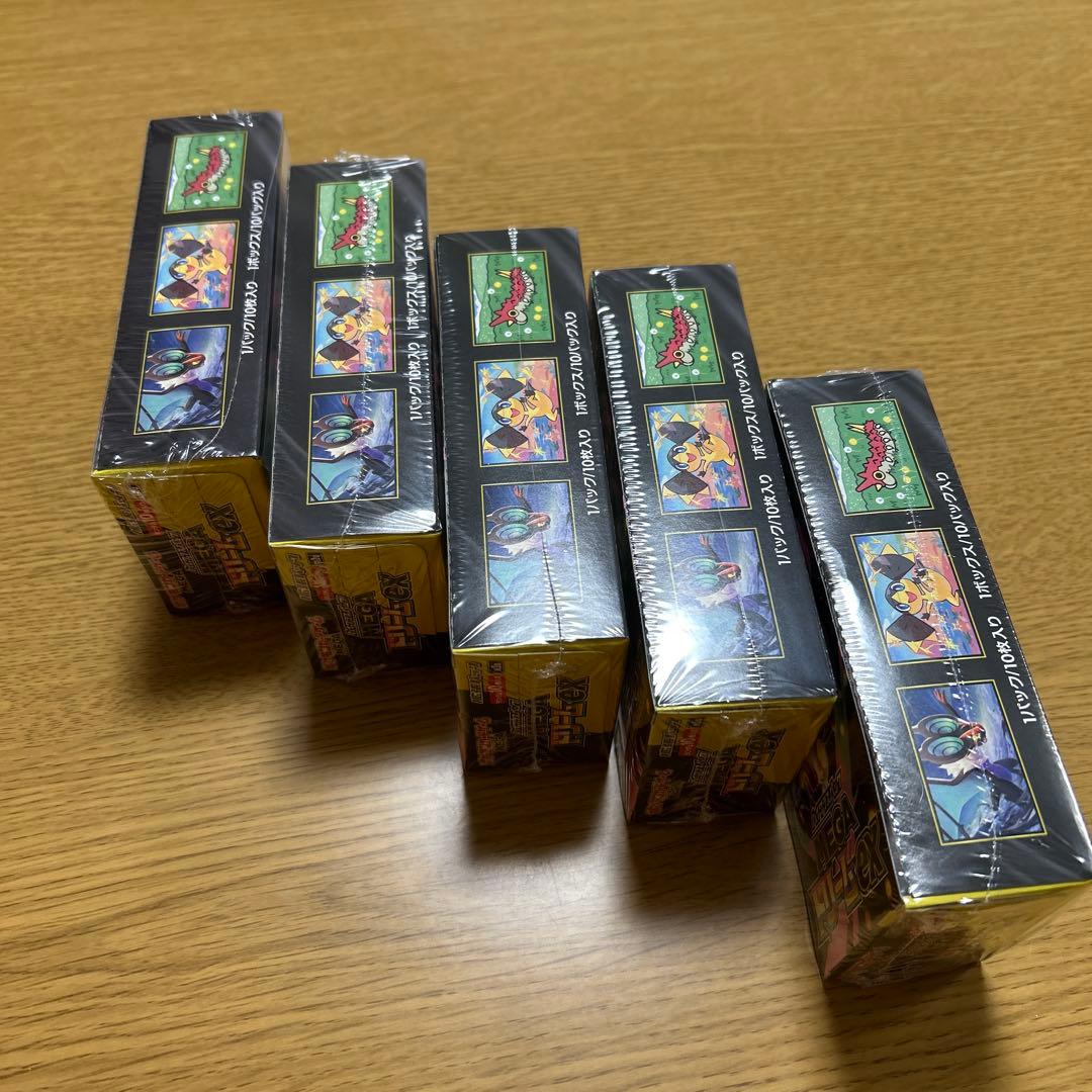 【シュリンク付き】ポケカ MEGAドリームex 5BOX まとめ売り　丁寧に梱包