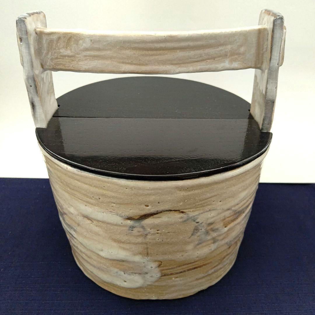 桶型 水指  萩焼  茶道具