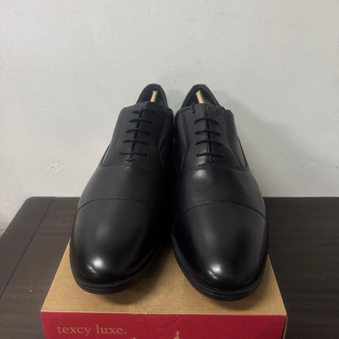 テクシーリュクス ビジネスシューズ 本革 TU-8005 ブラック 29cm