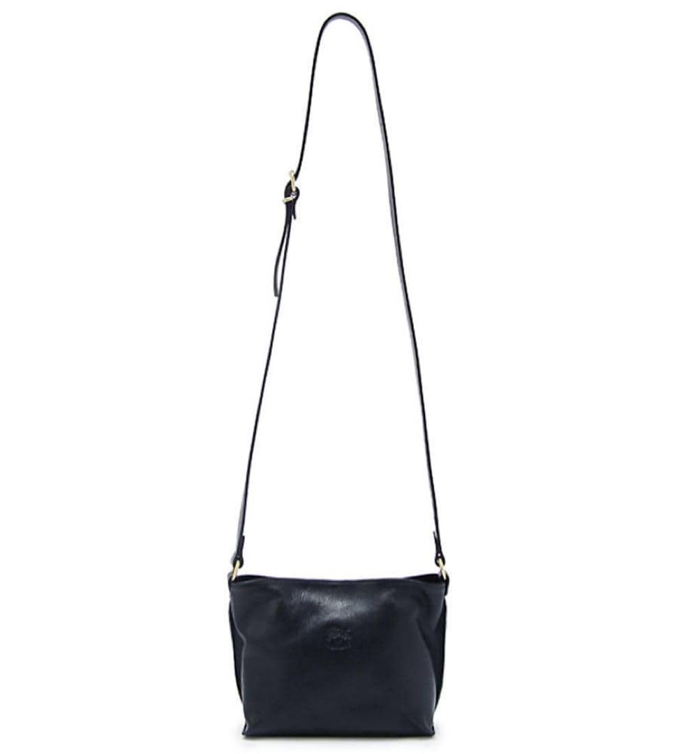 IL BISONTE イルビゾンテ ショルダーバッグ ブラック