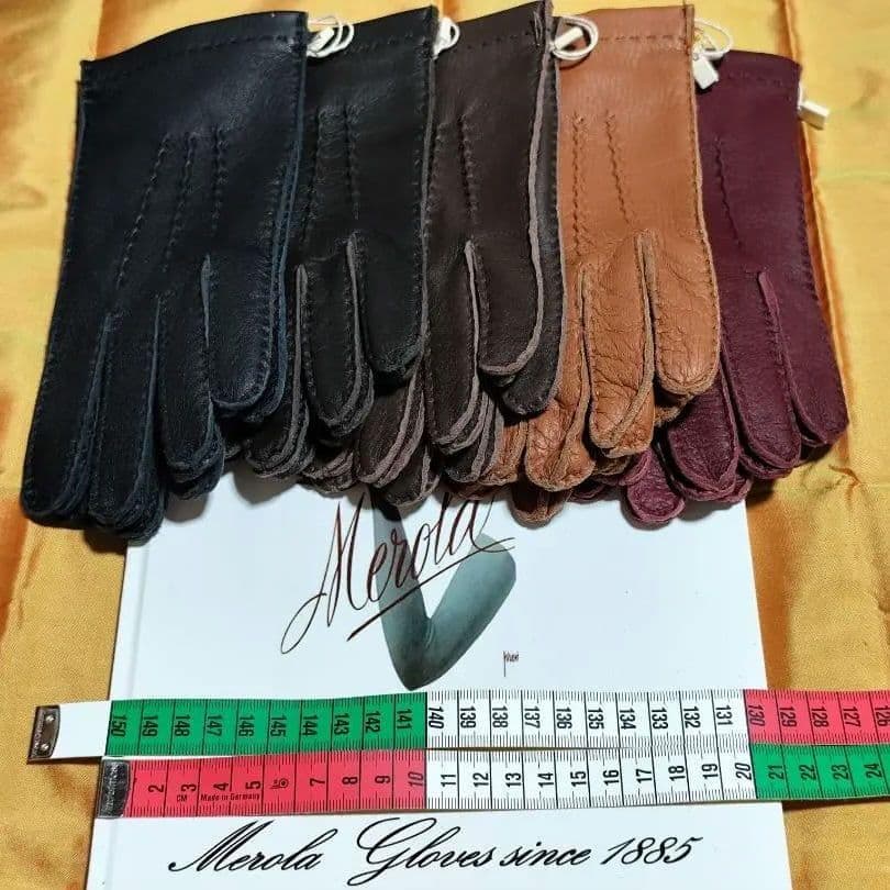 今季 メローラ ディアタン色 ライニングなし 革手袋 グローブ MEROLA