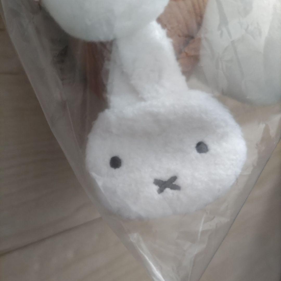 おでかけ　ミッフィー　フェイスバック　ぬいぐるみ　コーデュロイ