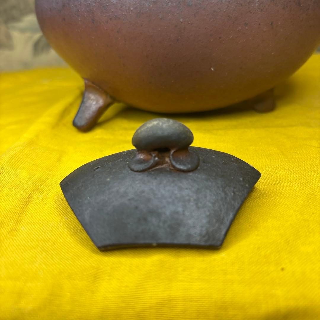 備前焼 人間国宝 金重陶陽 水次 　現存大珍品 茶道具 木箱 1064