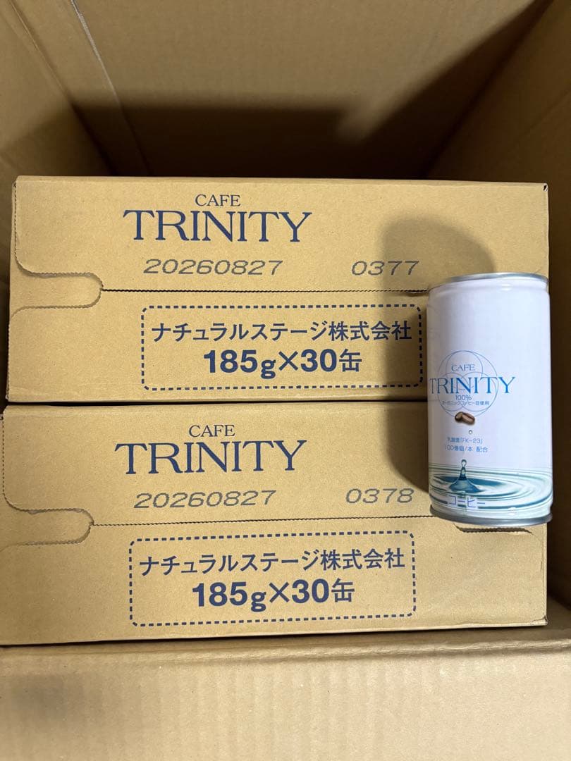 値下げCAFE TRINITY 185g×30缶×2箱コーヒーエネマ　-A-