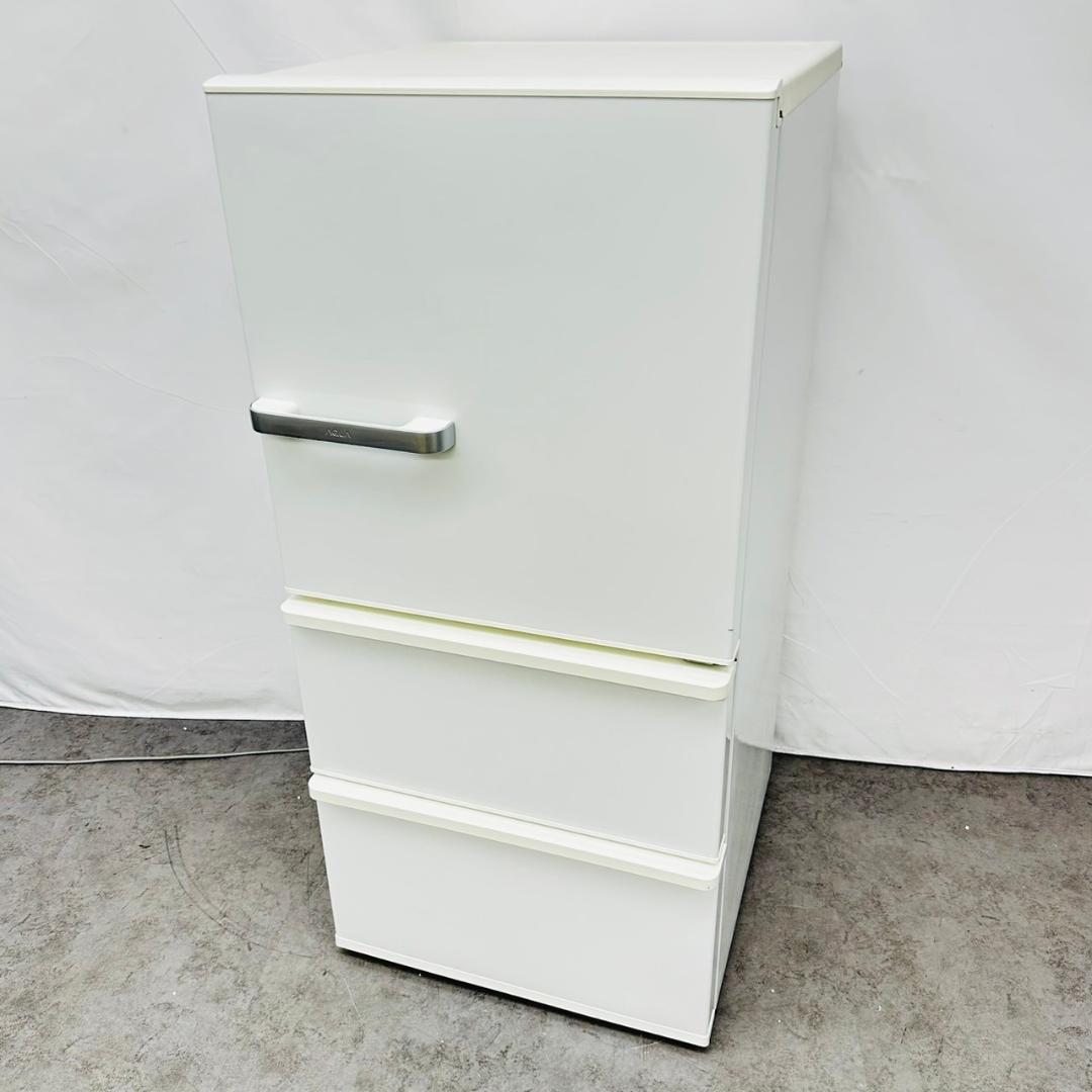 2019年製 AQUAアクア冷凍冷蔵庫　AQR-SV24HBK(W)