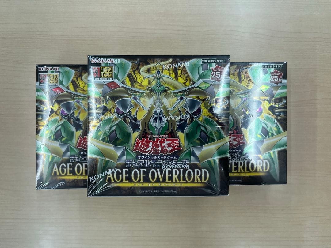 「未開封BOX」AGE OF OVERLORD 3BOX迄