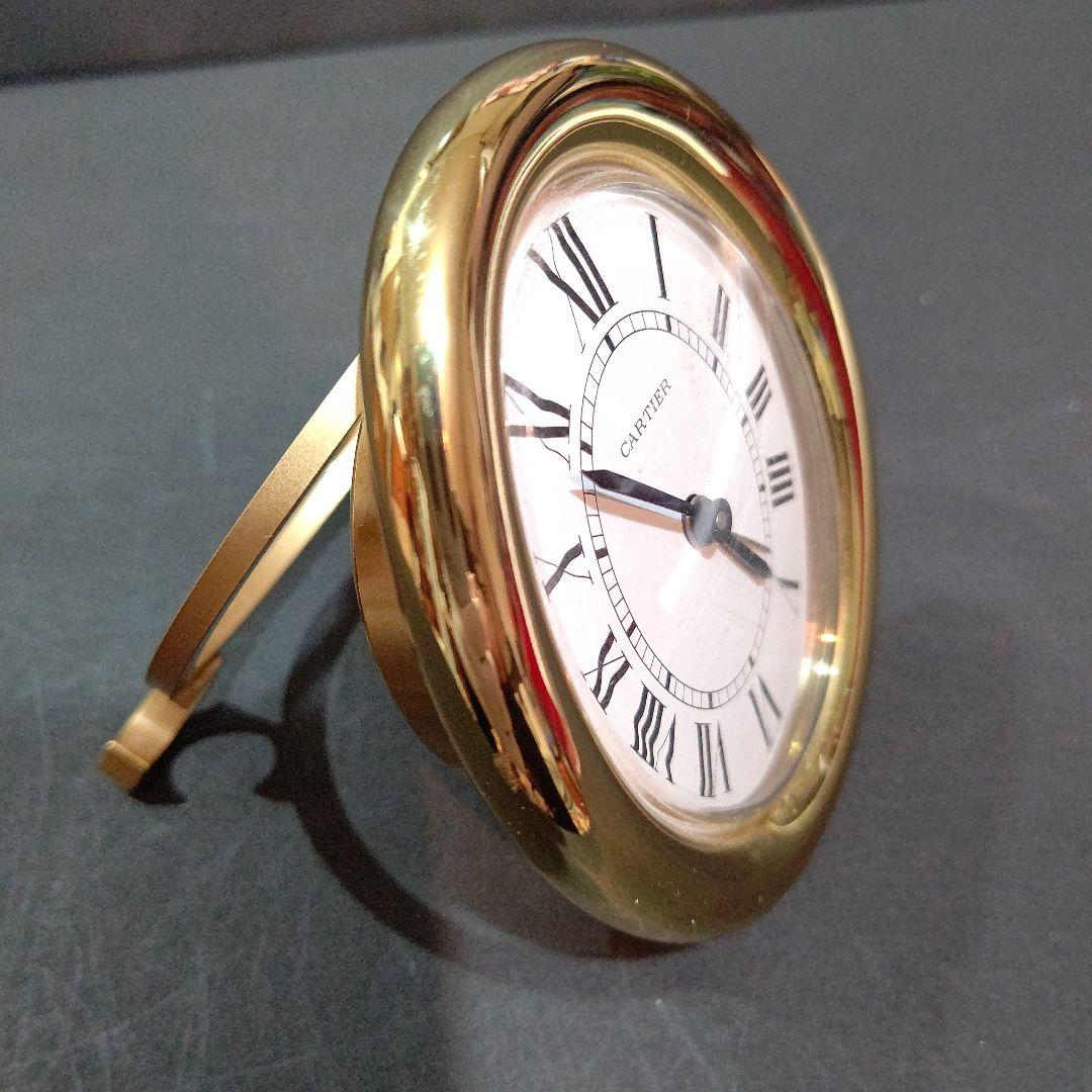 美品 Cartier カルティエ ベニュワール 置き時計　 稼働品
